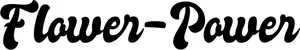 Produktbeispiel Schriftzug - Flower-Power