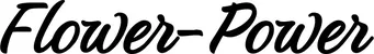 Produktbeispiel Schriftzug - Flower-Power