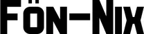 Produktbeispiel Schriftzug - Fön-Nix