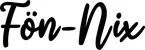 Produktbeispiel Schriftzug - Fön-Nix