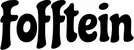 Produktbeispiel Schriftzug - Fofftein