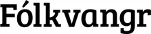 Produktbeispiel Schriftzug - Fólkvangr