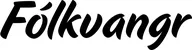 Produktbeispiel Schriftzug - Fólkvangr