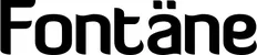 Produktbeispiel Schriftzug - Fontäne