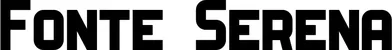Produktbeispiel Schriftzug - Fonte Serena