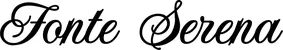 Produktbeispiel Schriftzug - Fonte Serena