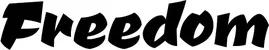 Produktbeispiel Schriftzug - Freedom