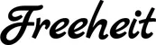 Produktbeispiel Schriftzug - Freeheit