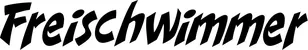 Produktbeispiel Schriftzug - Freischwimmer