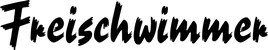Produktbeispiel Schriftzug - Freischwimmer