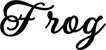 Produktbeispiel Schriftzug - Frog