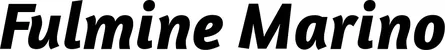 Produktbeispiel Schriftzug - Fulmine Marino