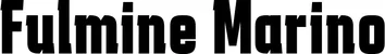 Produktbeispiel Schriftzug - Fulmine Marino
