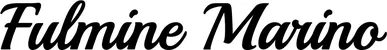 Produktbeispiel Schriftzug - Fulmine Marino