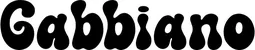 Produktbeispiel Schriftzug - Gabbiano