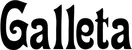 Produktbeispiel Schriftzug - Galleta