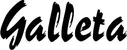 Produktbeispiel Schriftzug - Galleta