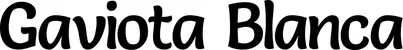 Produktbeispiel Schriftzug - Gaviota Blanca