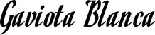 Produktbeispiel Schriftzug - Gaviota Blanca
