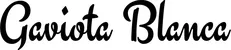 Produktbeispiel Schriftzug - Gaviota Blanca