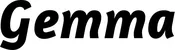 Produktbeispiel Schriftzug - Gemma