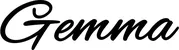 Produktbeispiel Schriftzug - Gemma