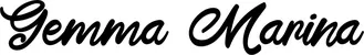Produktbeispiel Schriftzug - Gemma Marina