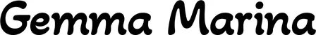 Produktbeispiel Schriftzug - Gemma Marina