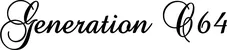 Produktbeispiel Schriftzug - Generation C64