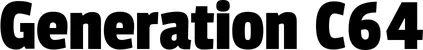 Produktbeispiel Schriftzug - Generation C64