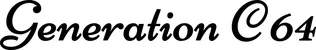 Produktbeispiel Schriftzug - Generation C64