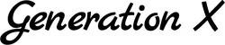 Produktbeispiel Schriftzug - Generation X