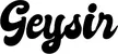 Produktbeispiel Schriftzug - Geysir