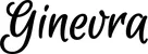 Produktbeispiel Schriftzug - Ginevra