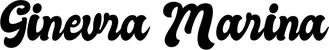 Produktbeispiel Schriftzug - Ginevra Marina