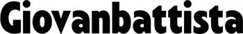 Produktbeispiel Schriftzug - Giovanbattista