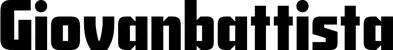 Produktbeispiel Schriftzug - Giovanbattista