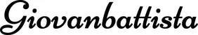 Produktbeispiel Schriftzug - Giovanbattista