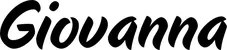 Produktbeispiel Schriftzug - Giovanna