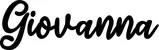 Produktbeispiel Schriftzug - Giovanna