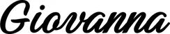 Produktbeispiel Schriftzug - Giovanna