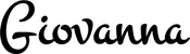 Produktbeispiel Schriftzug - Giovanna