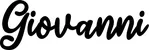 Produktbeispiel Schriftzug - Giovanni