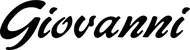 Produktbeispiel Schriftzug - Giovanni