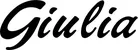 Produktbeispiel Schriftzug - Giulia