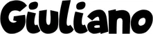 Produktbeispiel Schriftzug - Giuliano