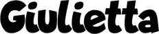 Produktbeispiel Schriftzug - Giulietta