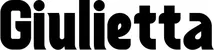 Produktbeispiel Schriftzug - Giulietta