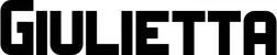 Produktbeispiel Schriftzug - Giulietta