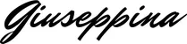 Produktbeispiel Schriftzug - Giuseppina